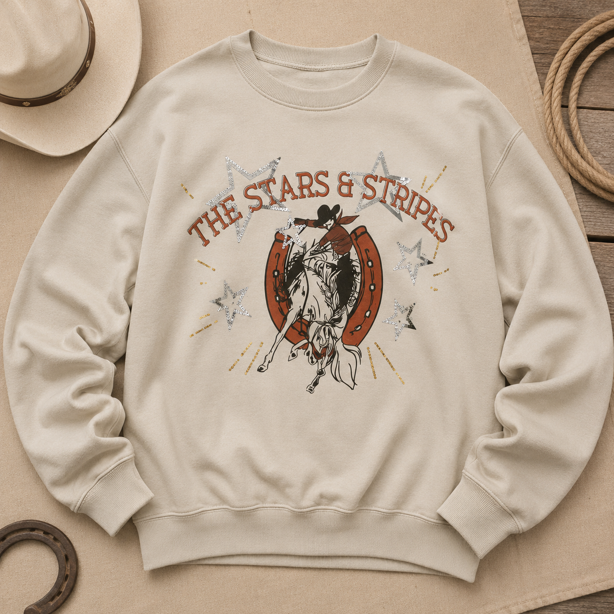 Stars & Stripes Pullover, lifestyle view