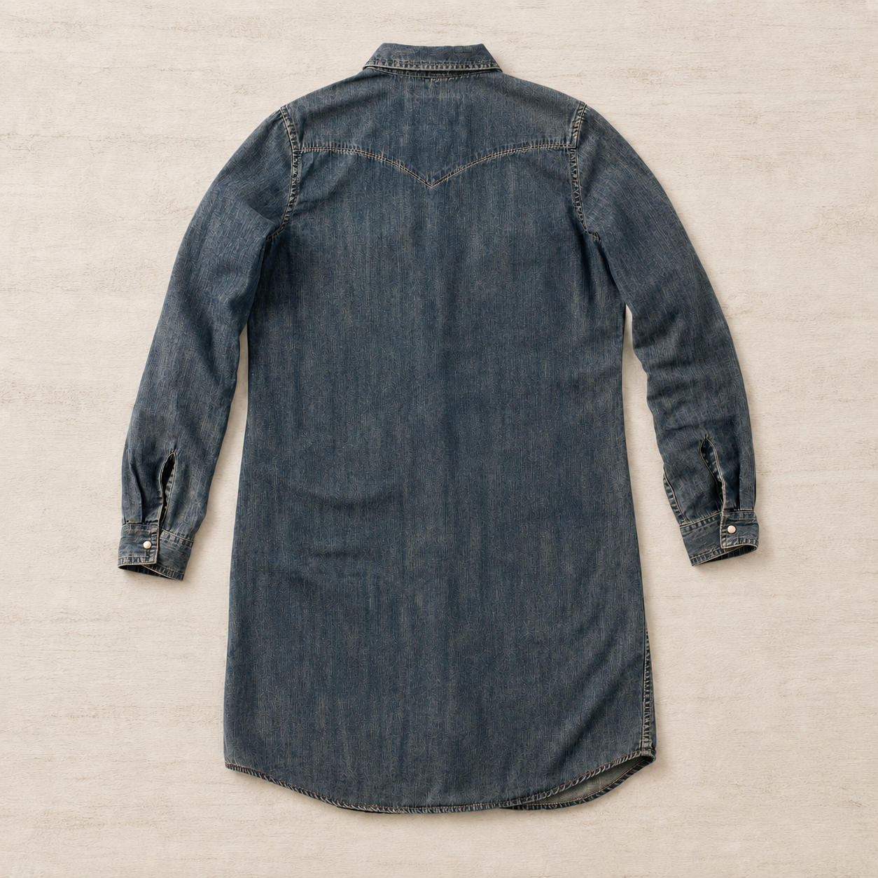 Savannah Denim Shirt Dress - Indigo Denim