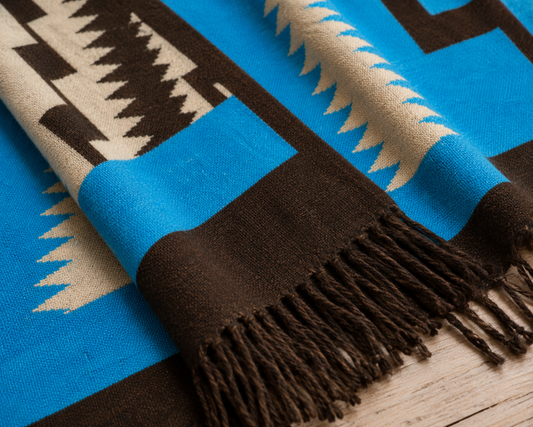 Peruvian Wrap - Blue