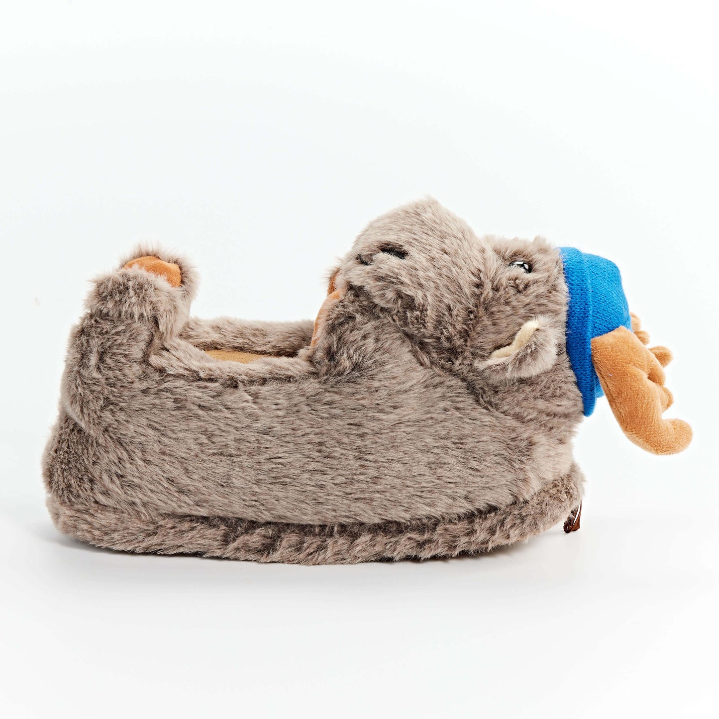 Dash the Moose Kids Slippers, lifestyle view