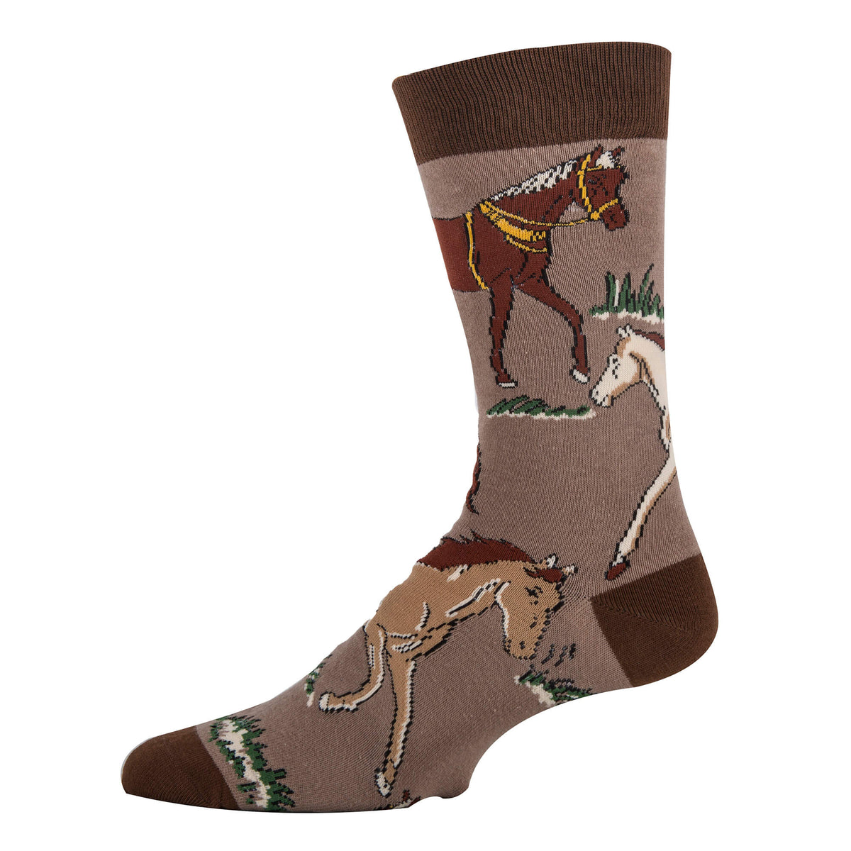 MENS Horse Ride Socks, side view