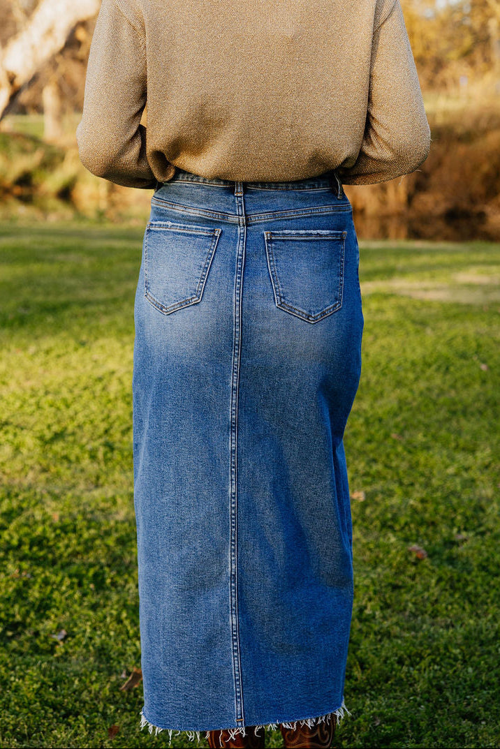 Garden Gate Cowgirl Skirt, angle view