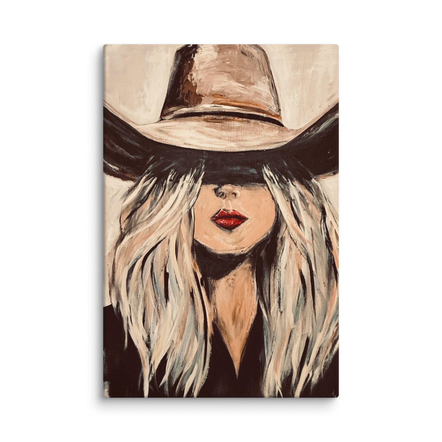 Canvas: Kaitlyn Cowgirl, front view