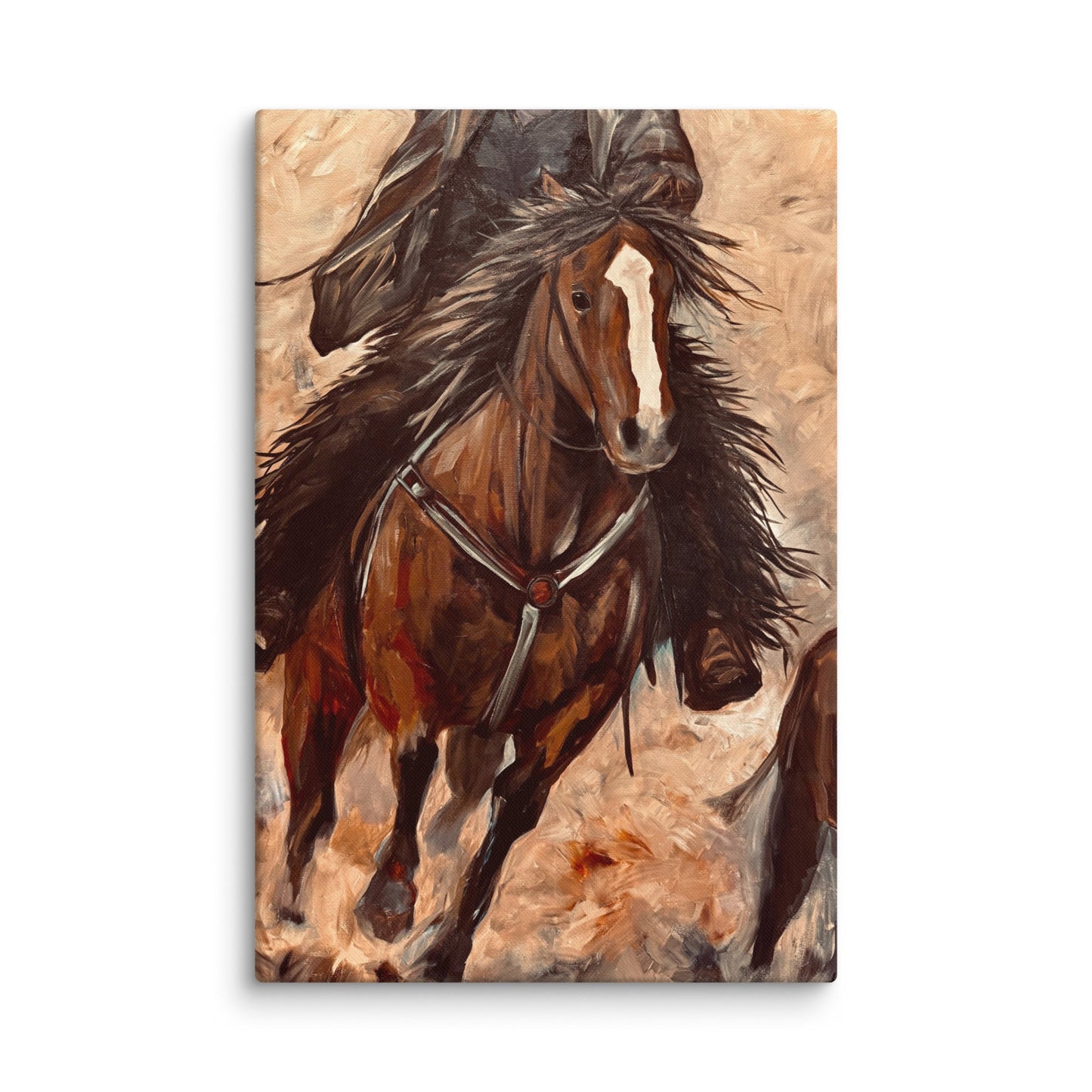Canvas: Ranch Work, front view