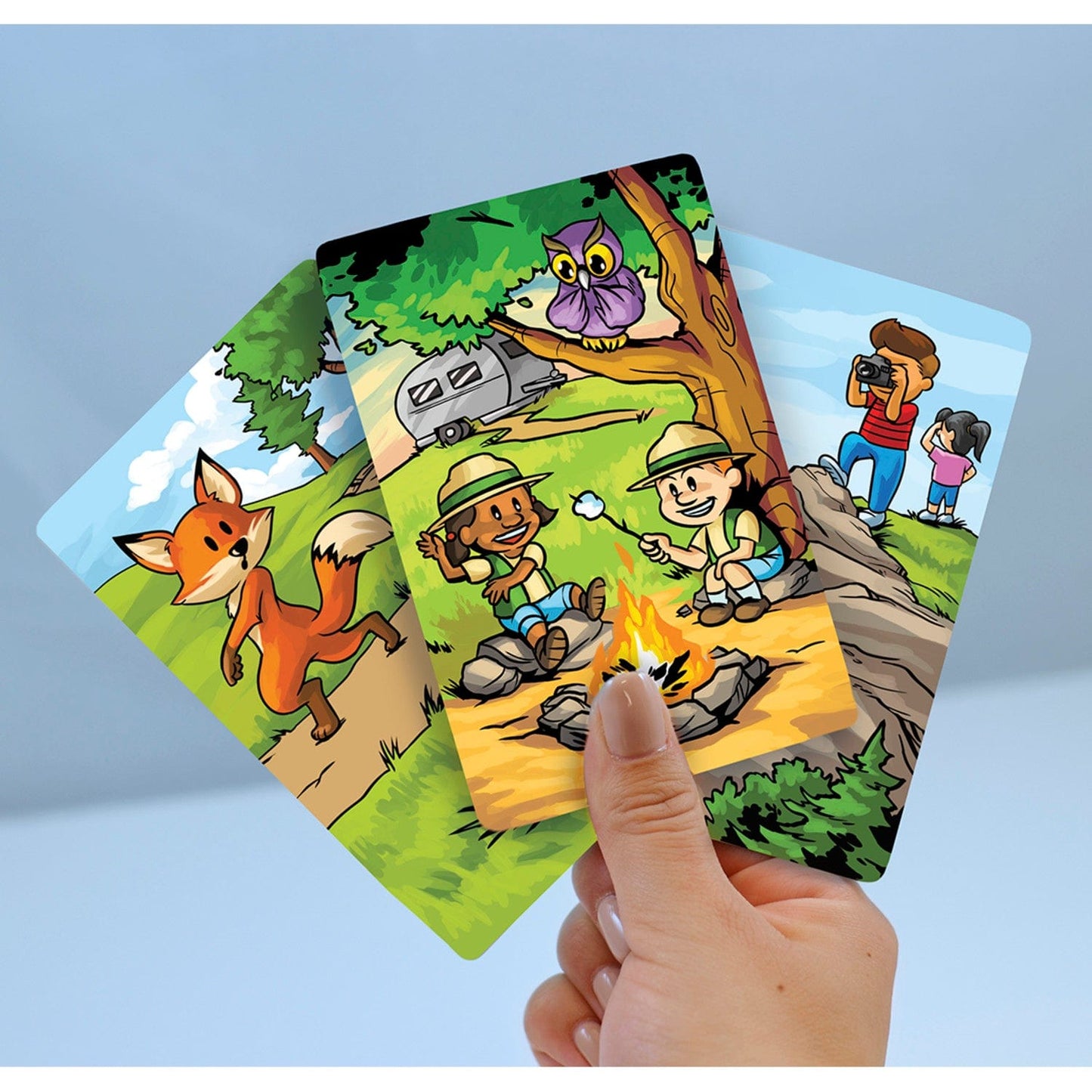 Jr. Ranger Campfire Stories Card Game, lifestyle view