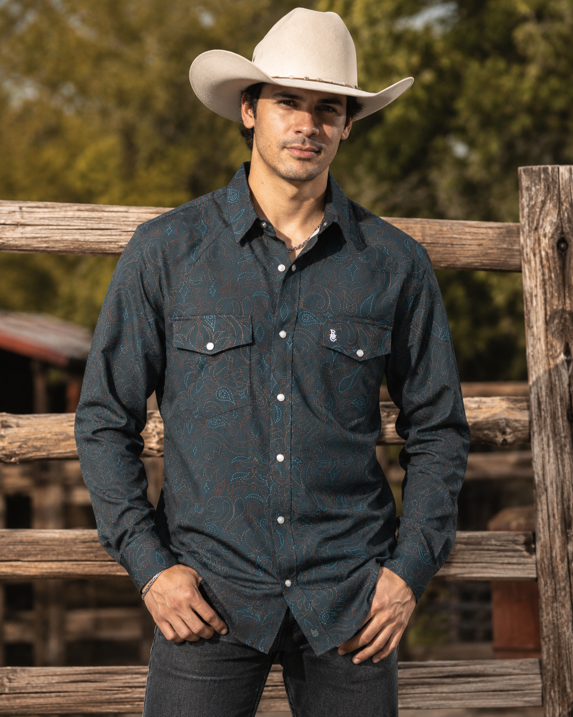 Cowboy Threads Pearl Snap, detail view