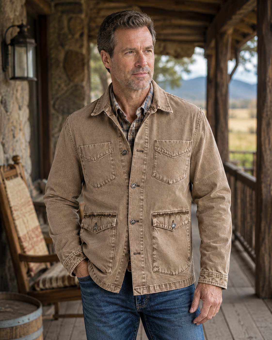 Fieldstone Barn Jacket, front view