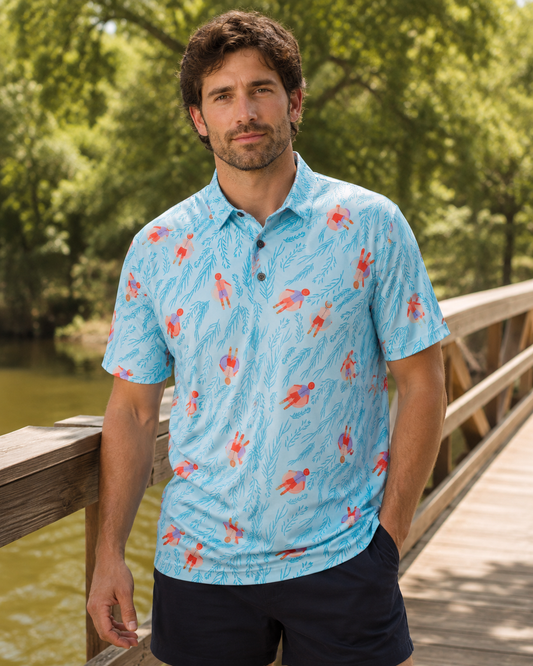 River Float Polo, front view