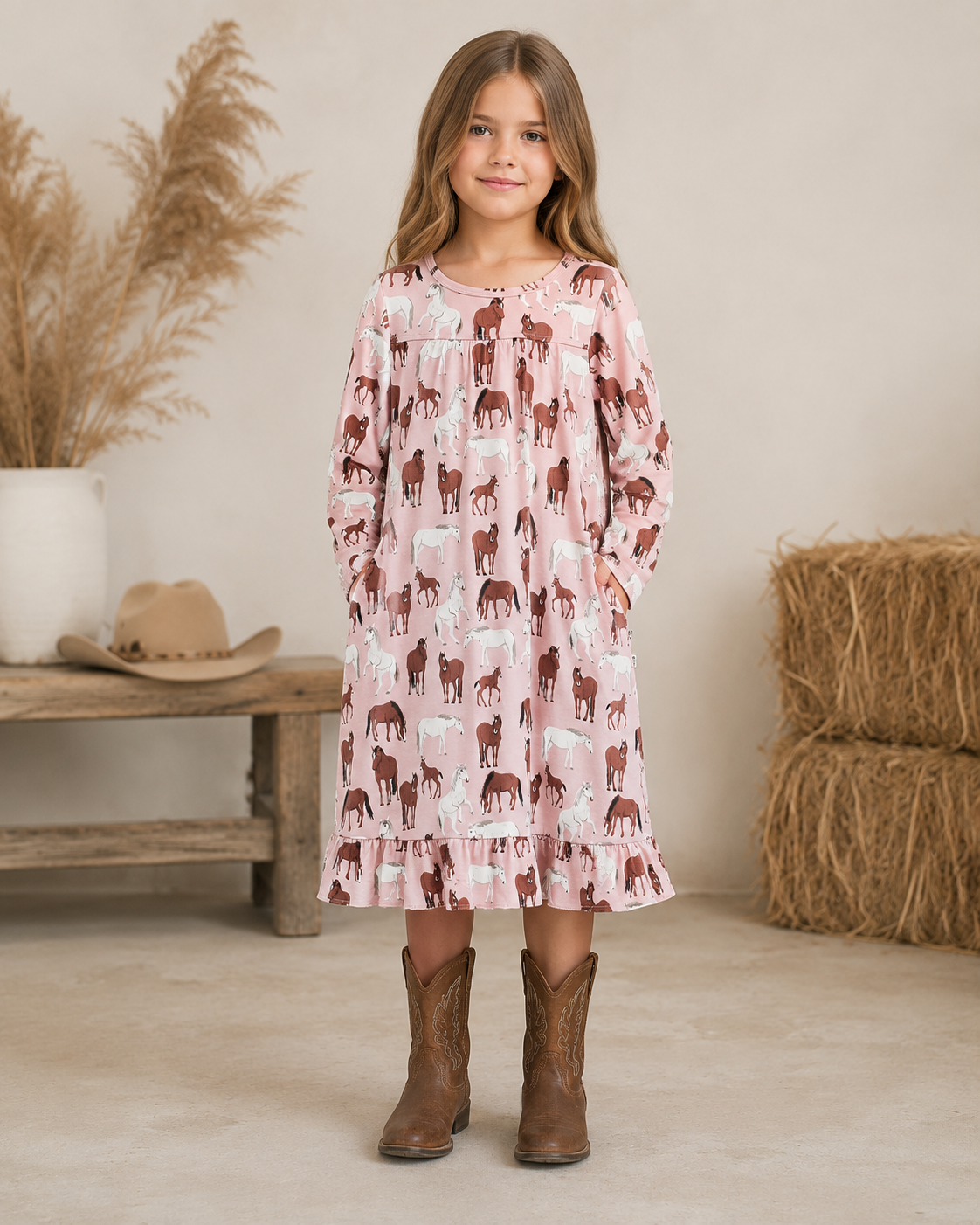 Wild Horses Boho Dress, alternate view