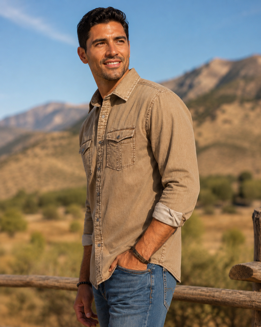 Prescott Shirt - Bark