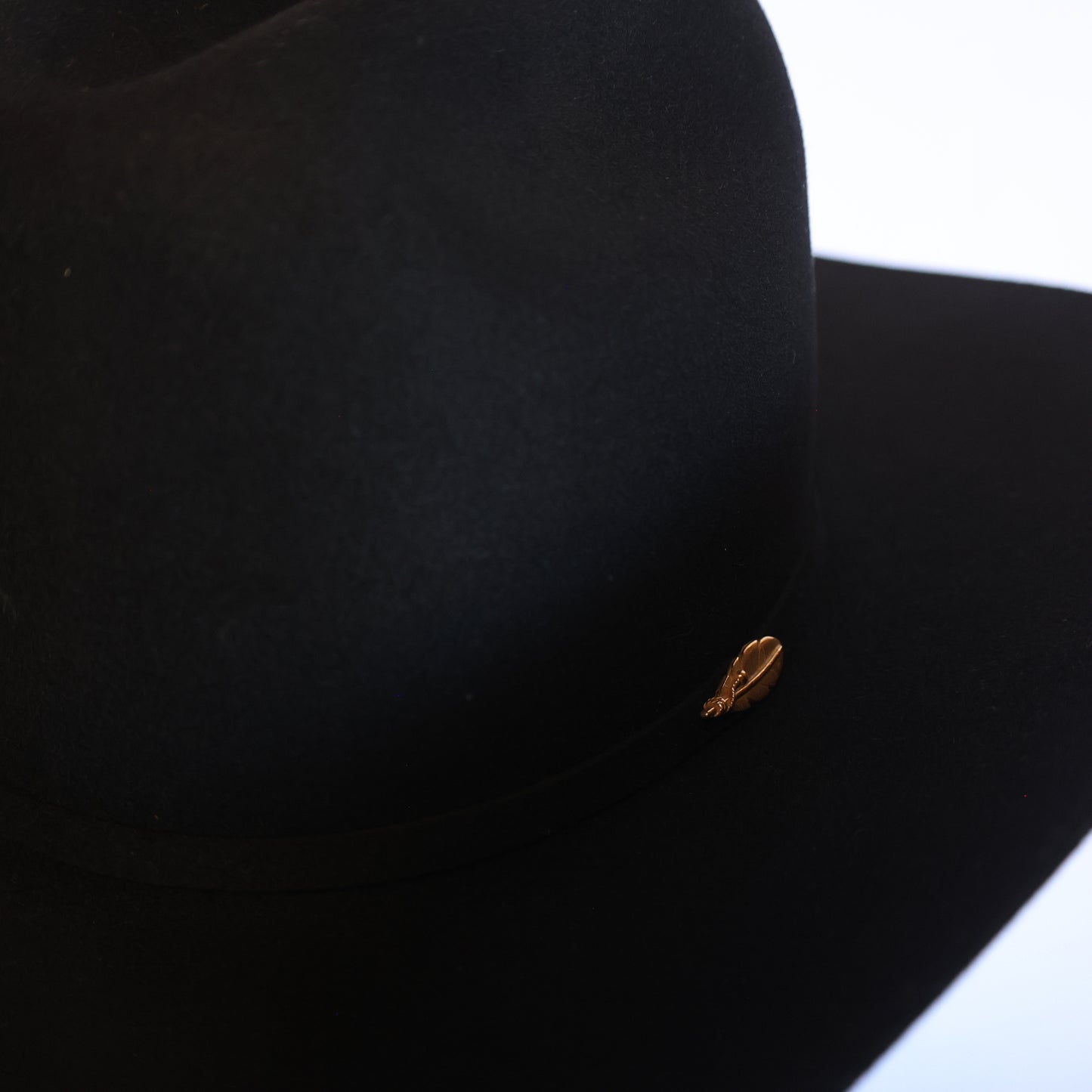 Black Cowboy Hat | 50X, angle view