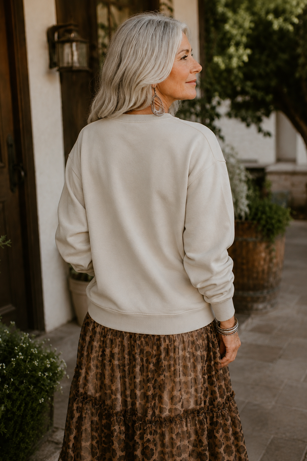 Stars & Stripes Pullover, side view