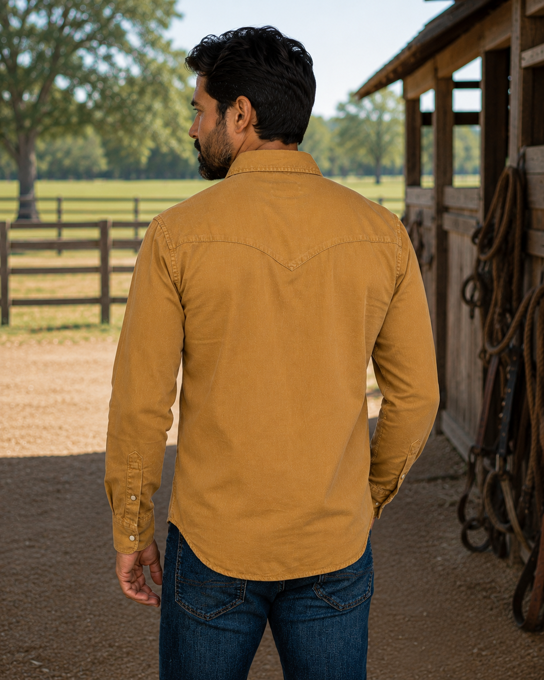 Bisley Signature Blend Western Shirt - Buckskin