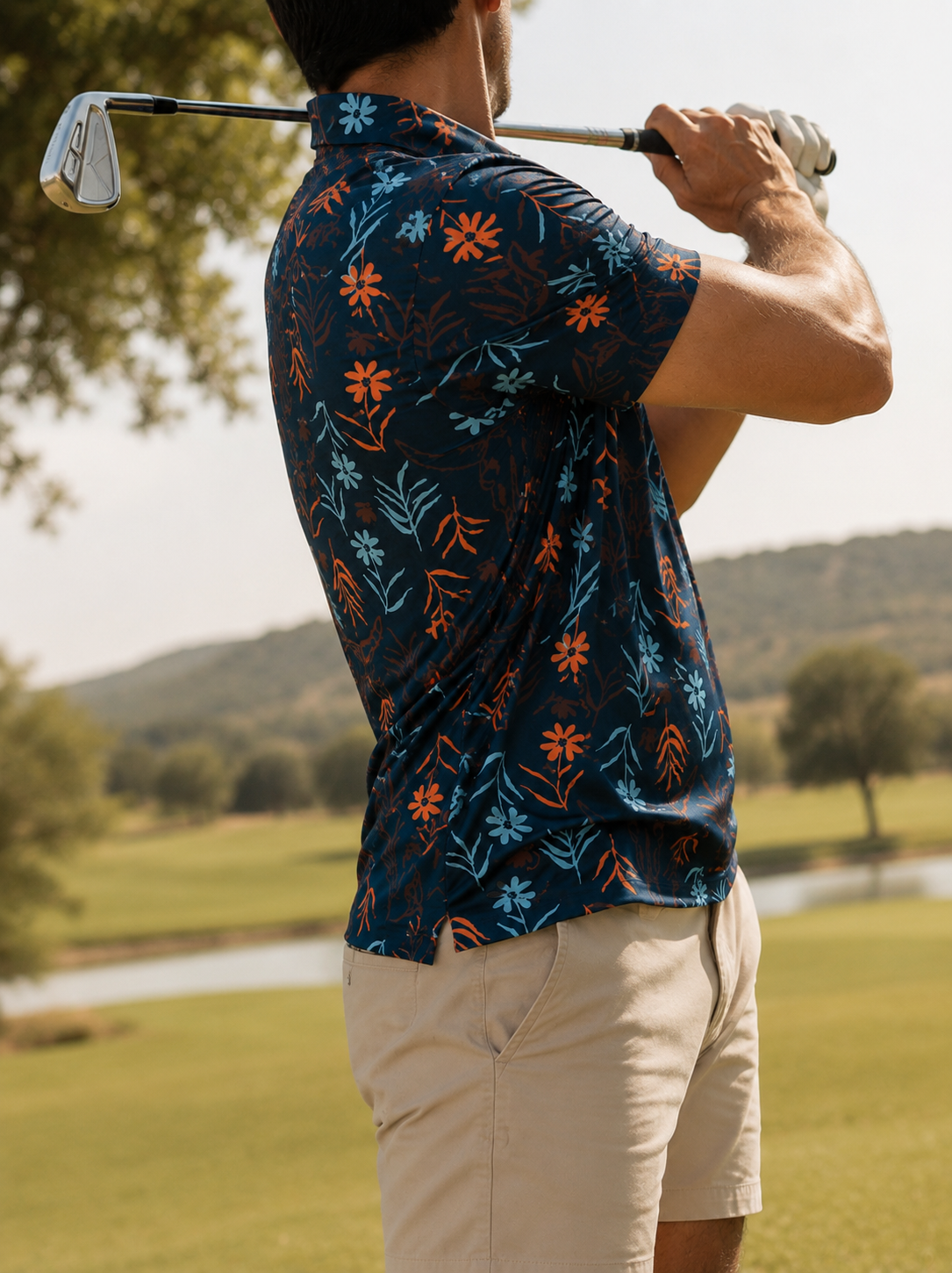 Skulls & Daisies Polo, alternate view