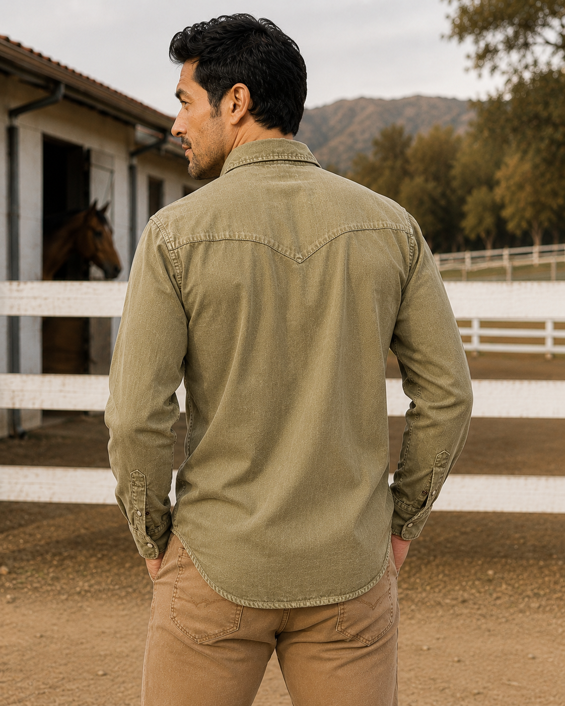 Bisley Signature Blend Western Shirt - Fir