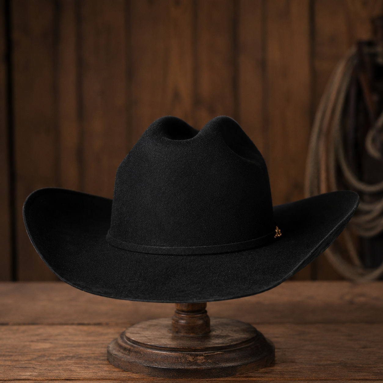 Black Cowboy Hat | 50X, lifestyle view