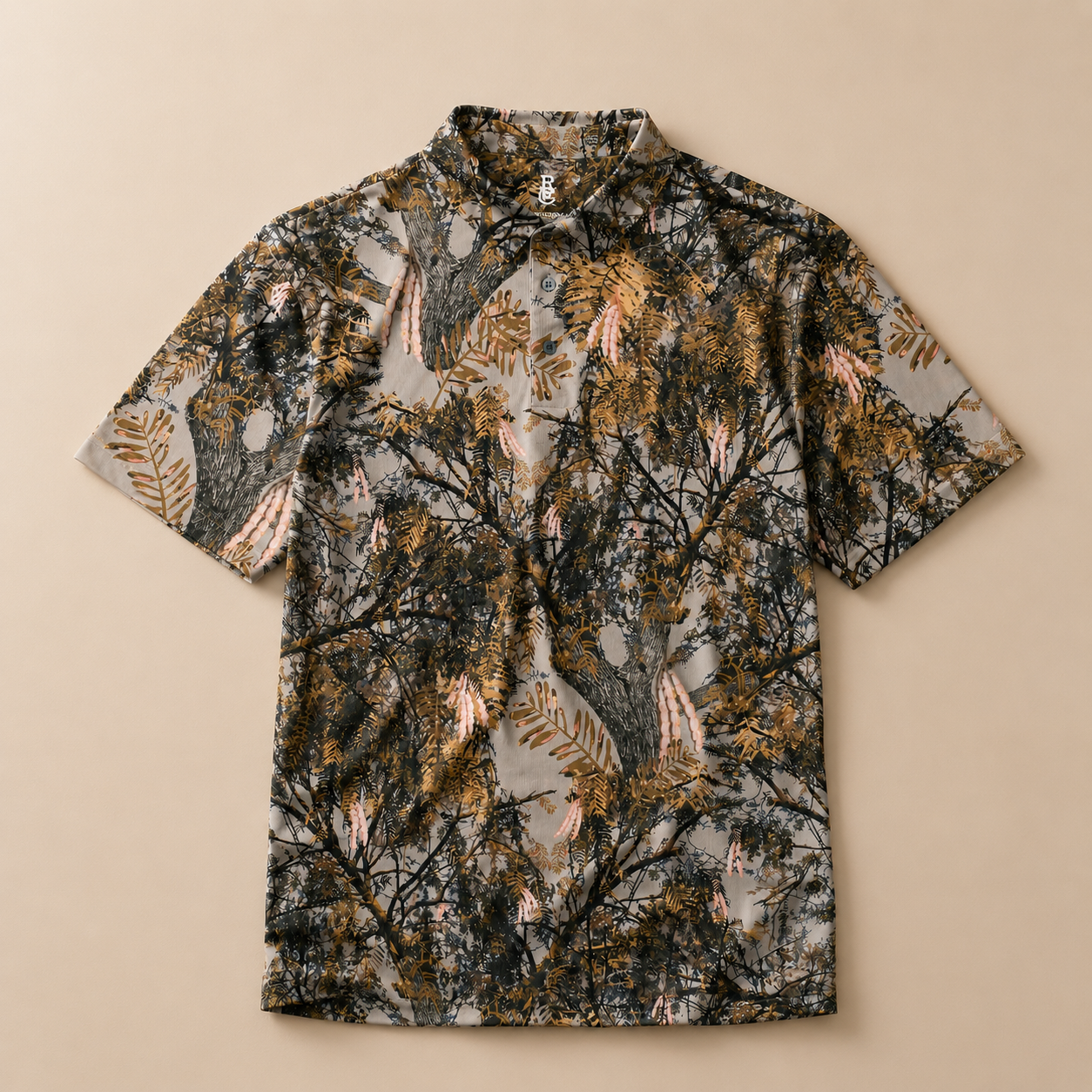 Mesquite Camo Polo, lifestyle view