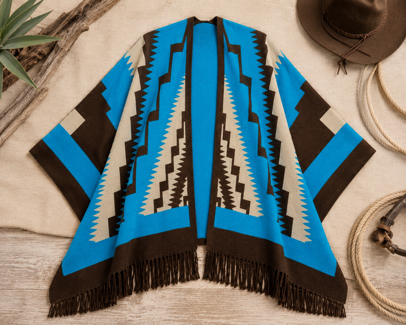 Peruvian Wrap - Blue