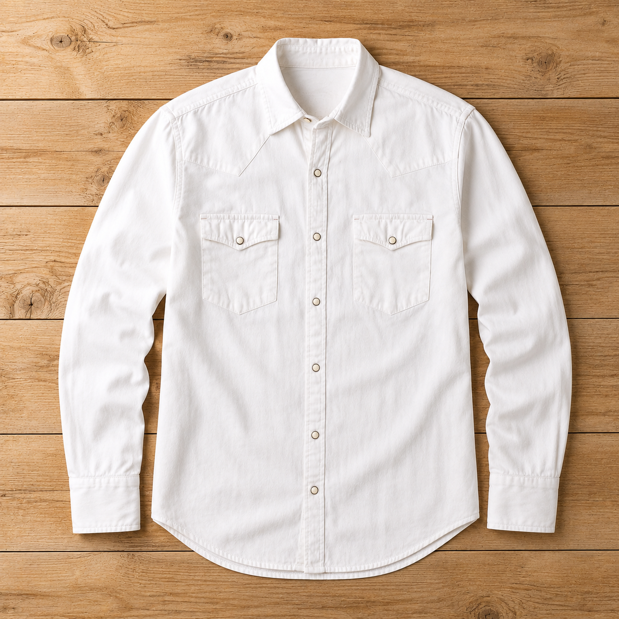 Bisley Signature Blend Western Shirt - Salt