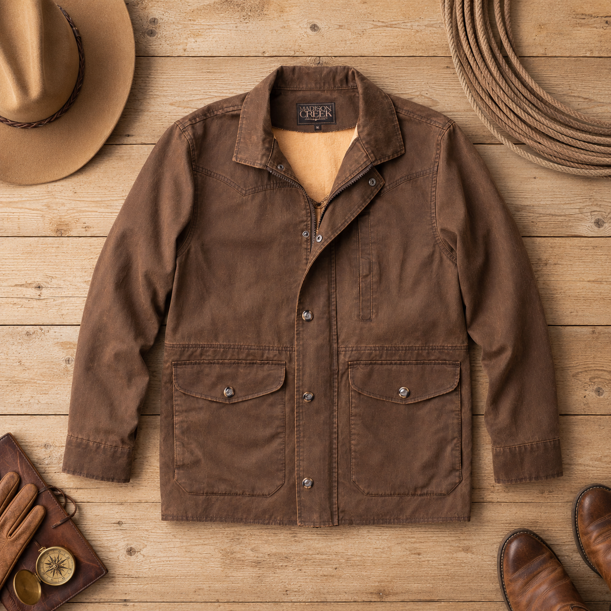 Bandera Travel Twill Jacket, close-up view