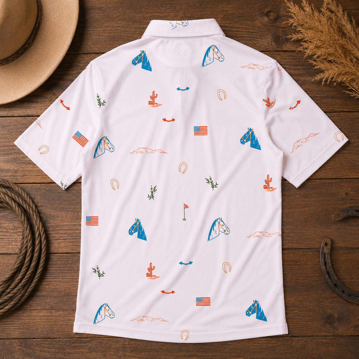 Americana Polo, back view