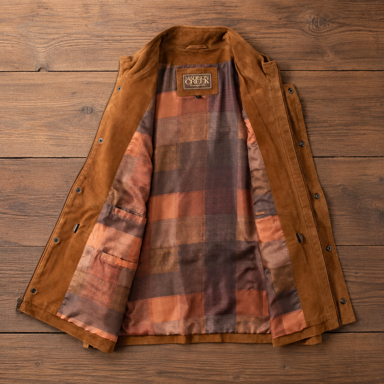 Bandera Goat Suede Leather Vest - Dark Wheat