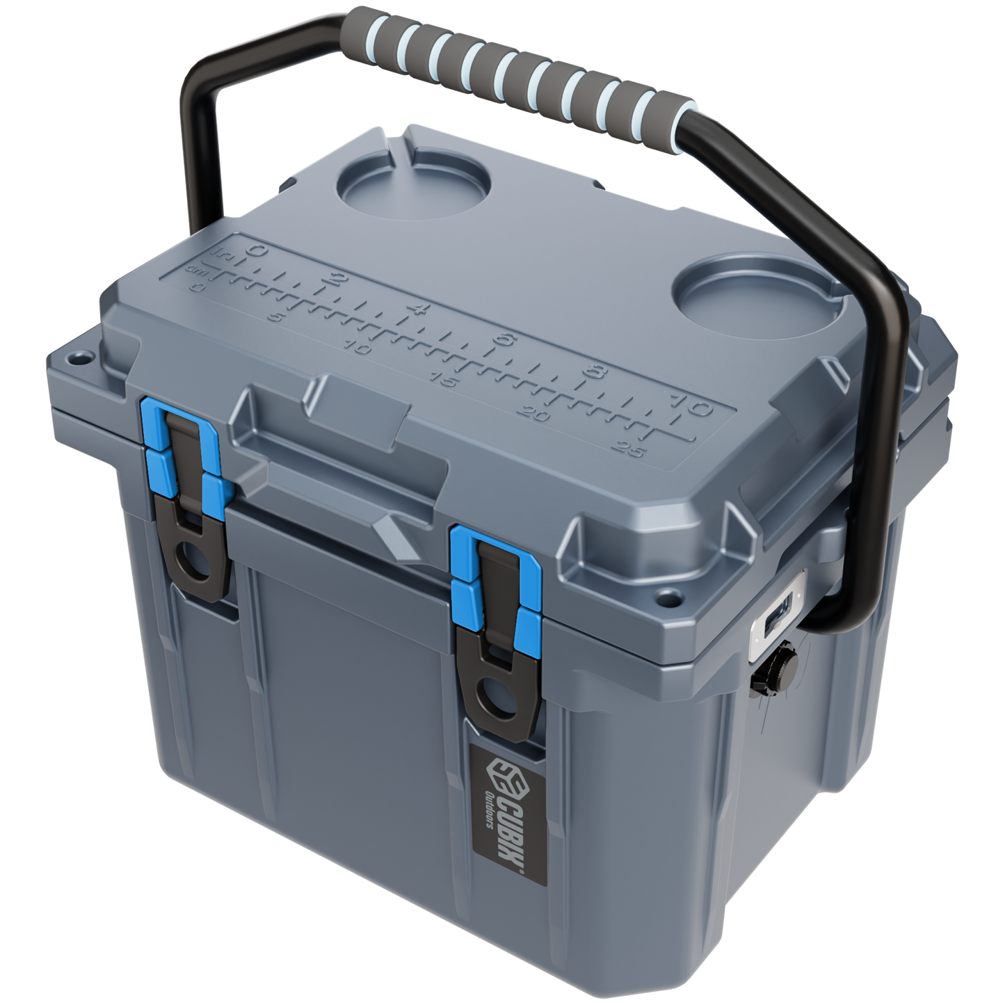 10QT Personal Grab & Go Cooler with 72-Hr Ice Retention, detail view