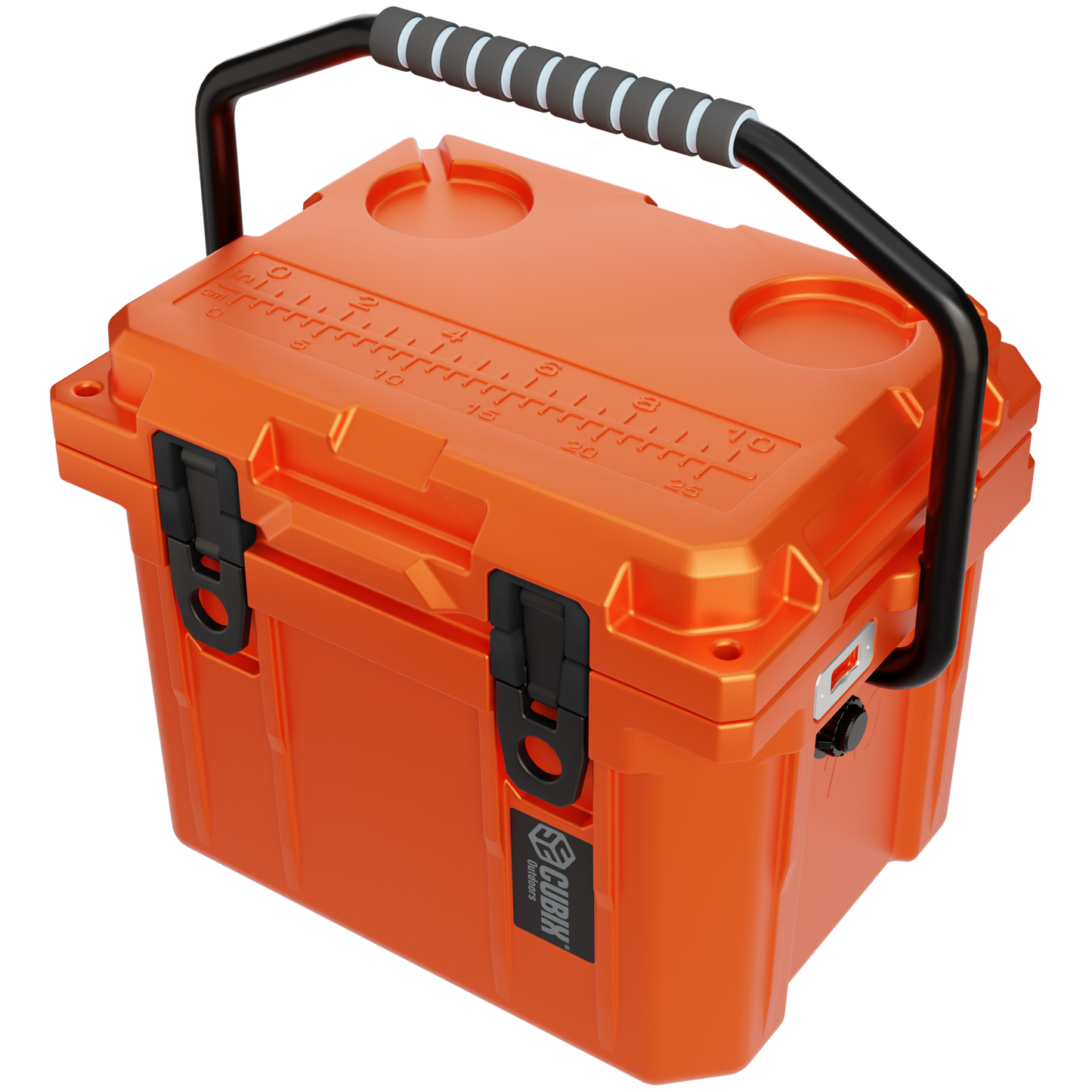 10QT Personal Grab & Go Cooler with 72-Hr Ice Retention, side view