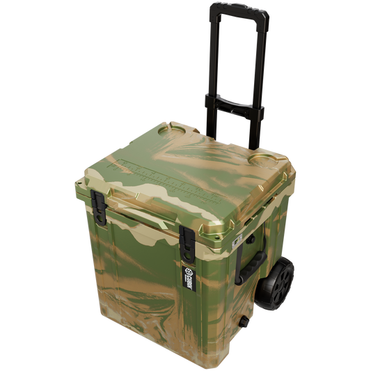 46QT Wheeled All Terrain Cooler, front view