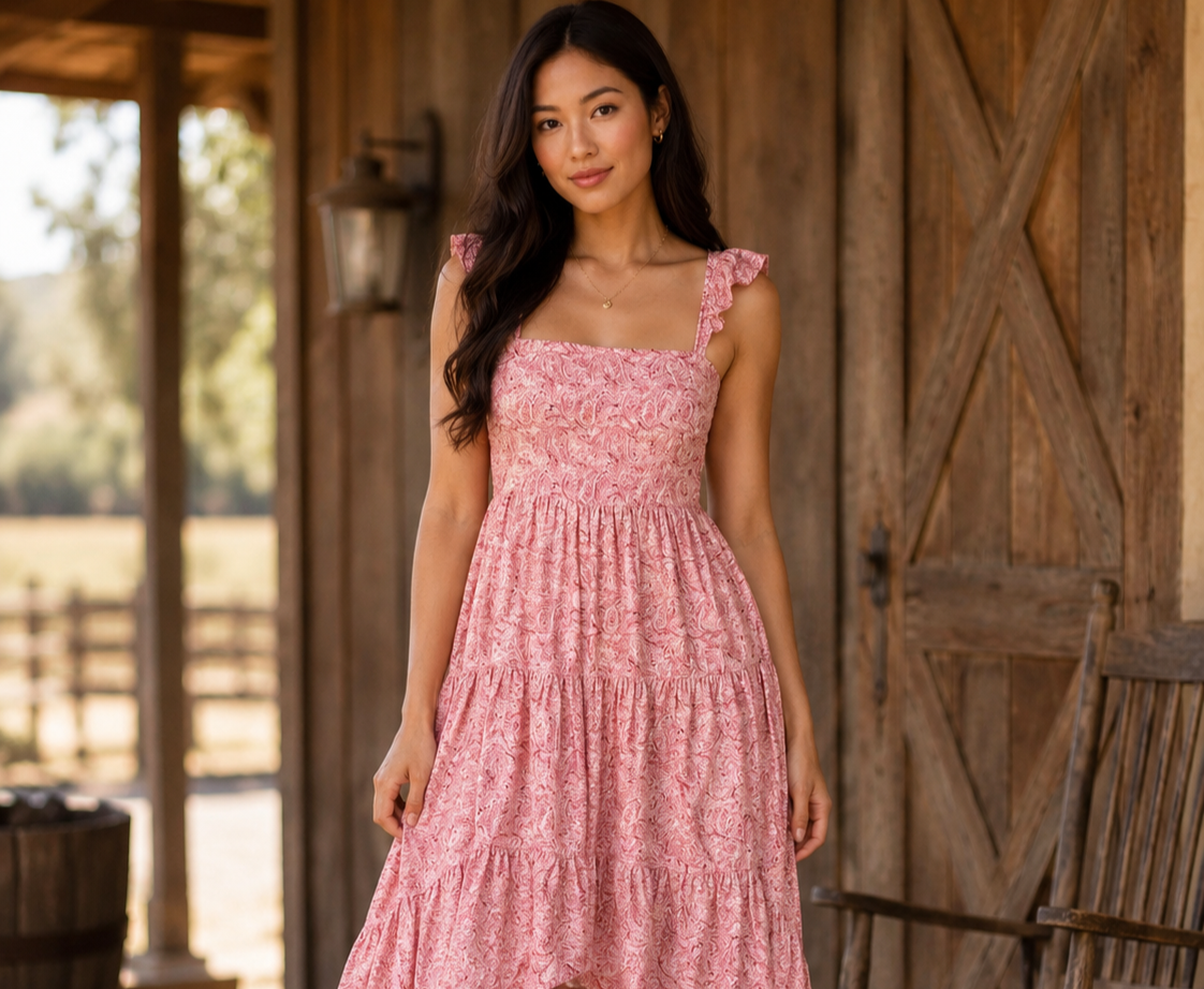 Dress - Lacey, front view