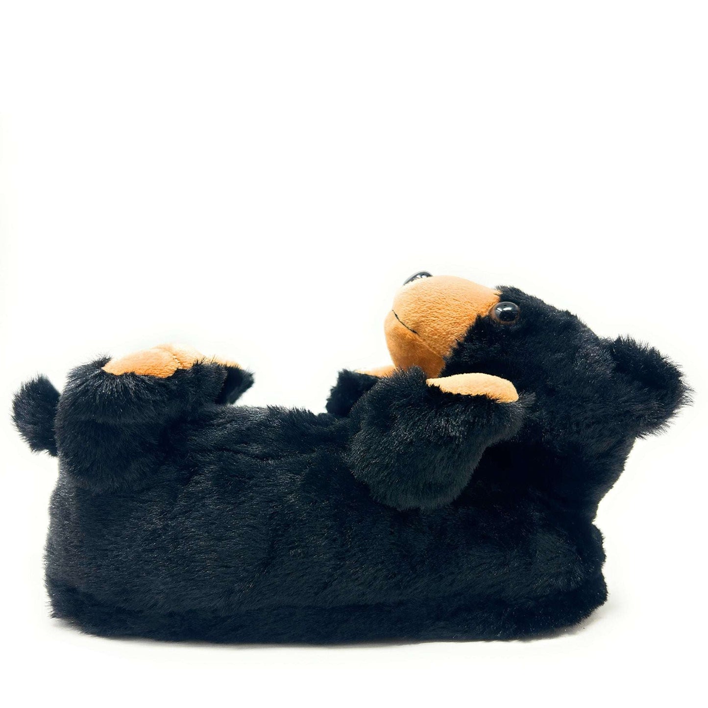 Homer the Black Bear Kids Slippers, detail view