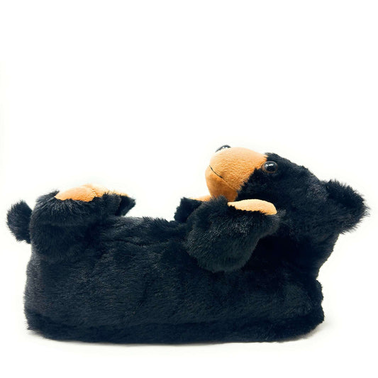 Homer the Black Bear Kids Slippers, detail view