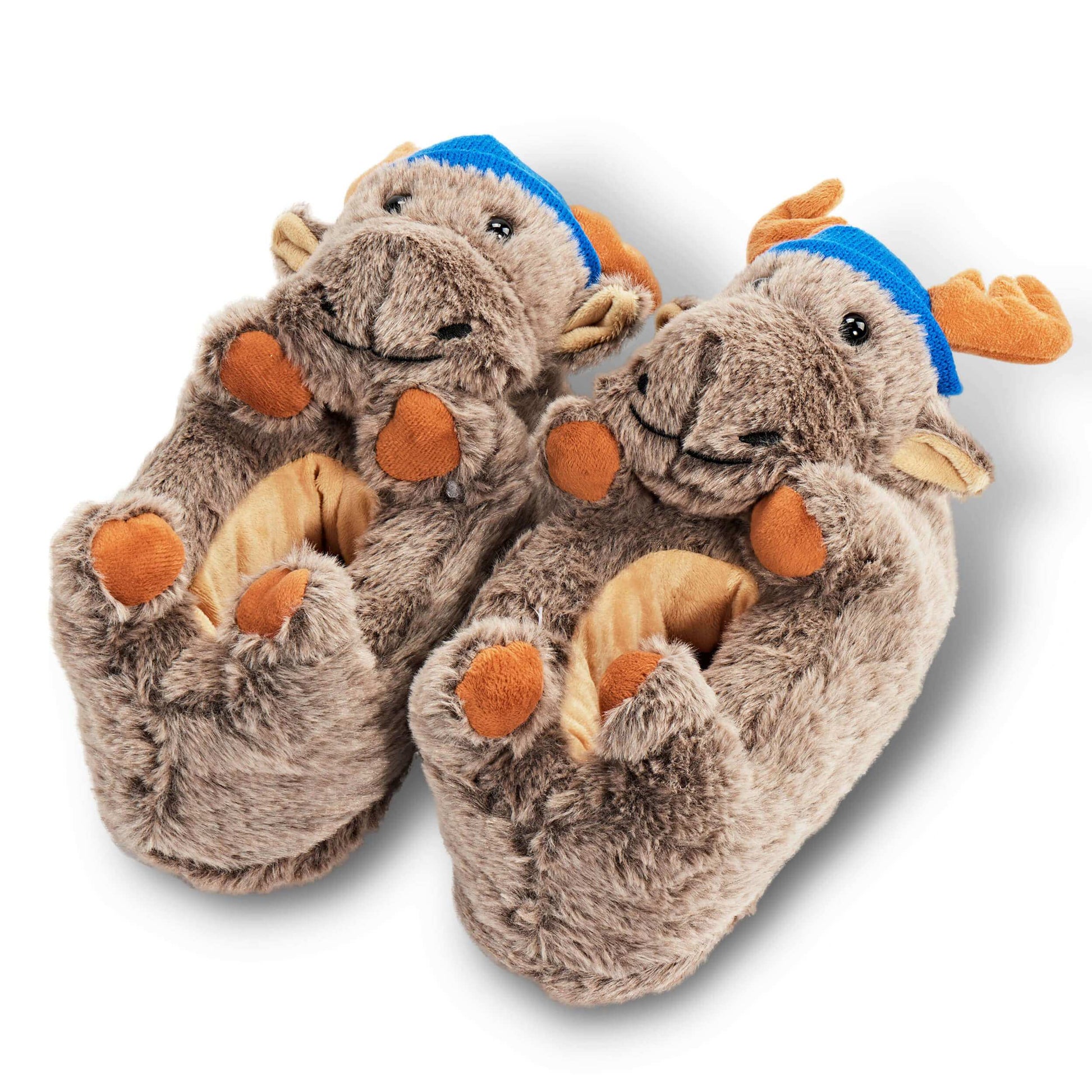 Dash the Moose Kids Slippers, front view
