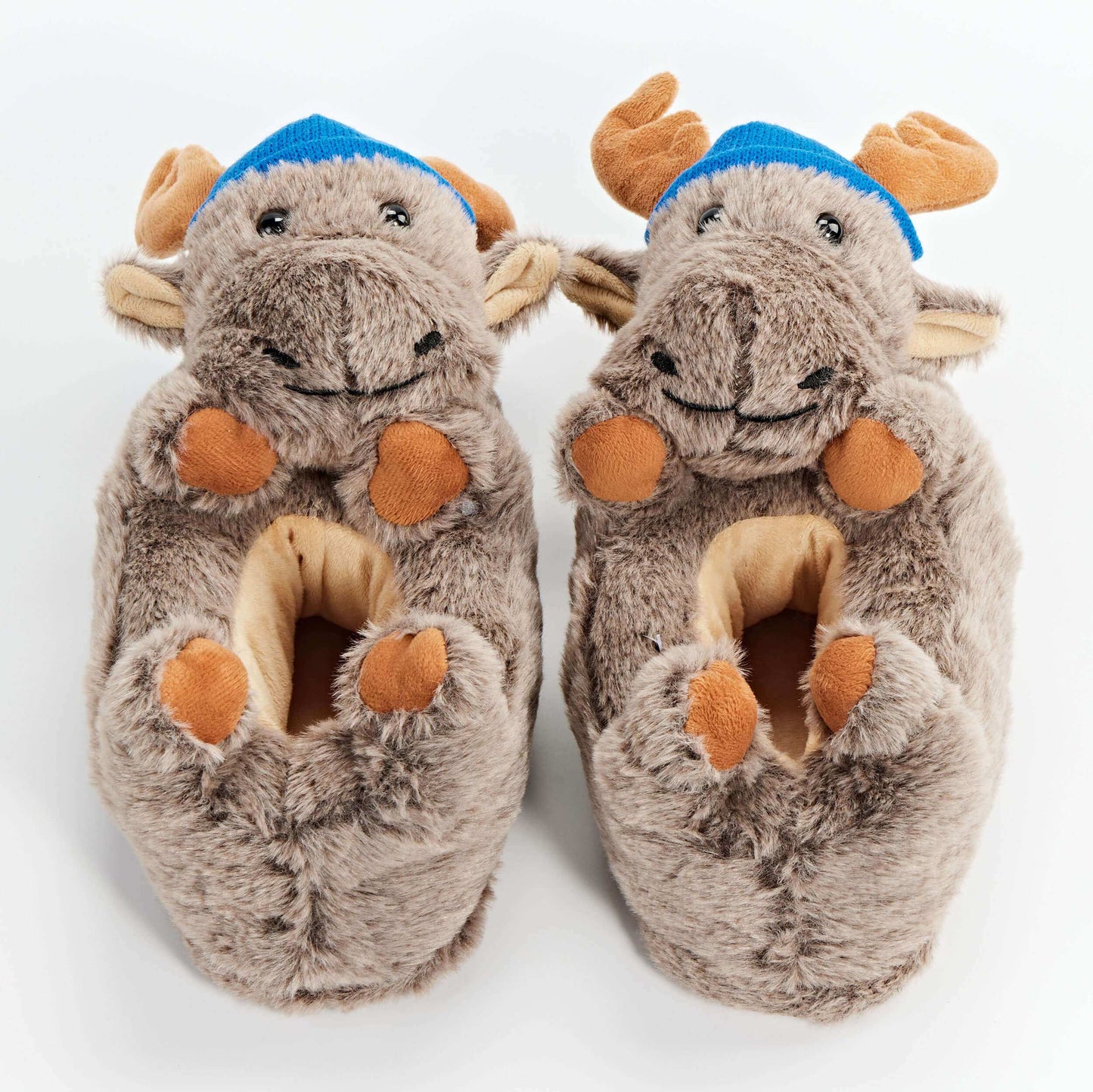Dash the Moose Kids Slippers, side view
