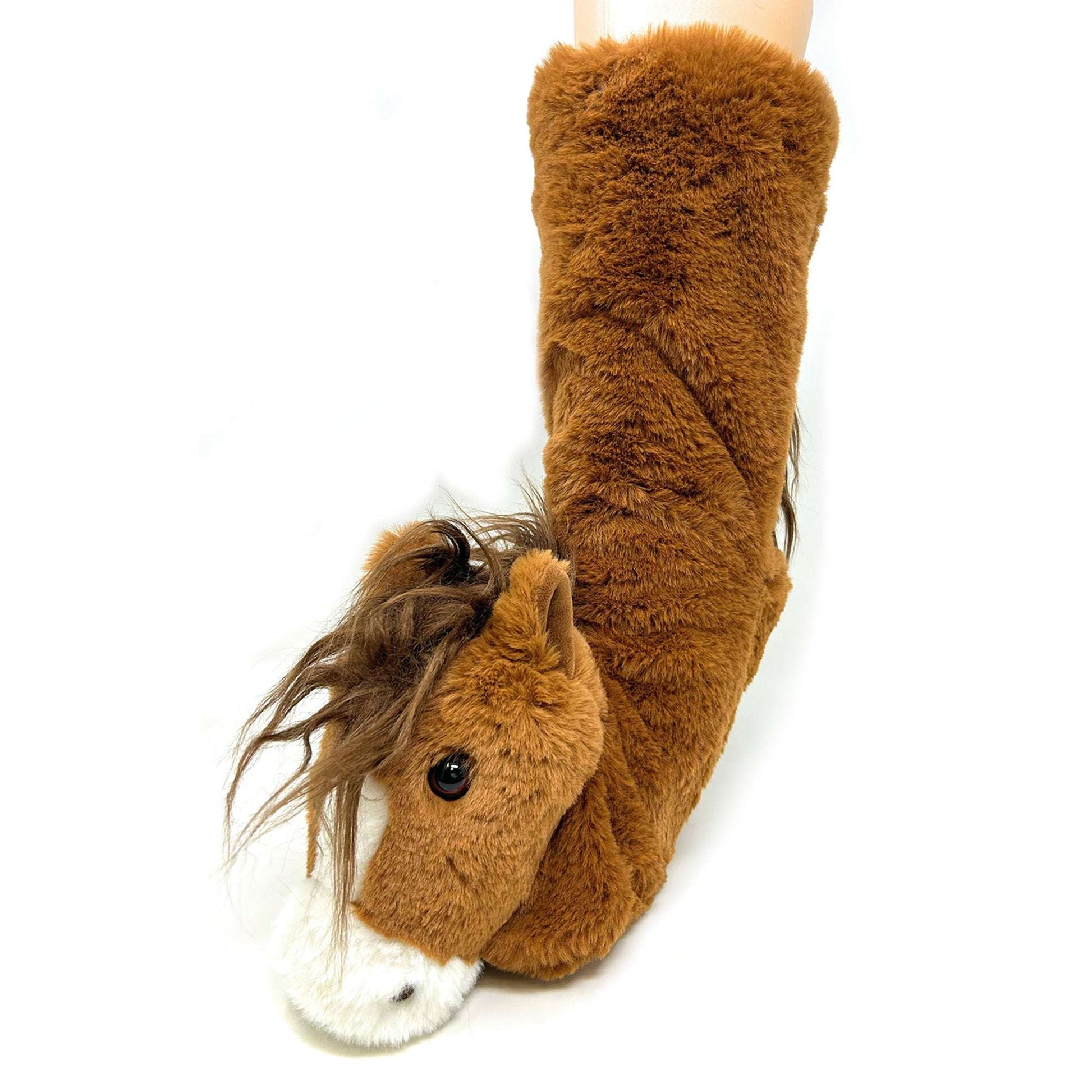 Horse Play Kids Slipper Socks, alternate view