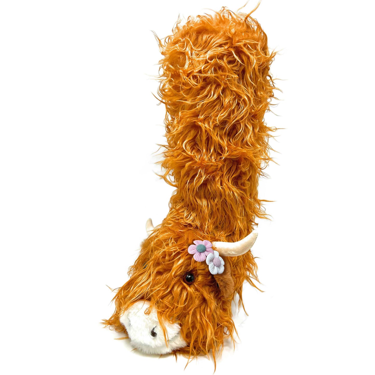 Highland Cattle Kids Slipper Socks, side view