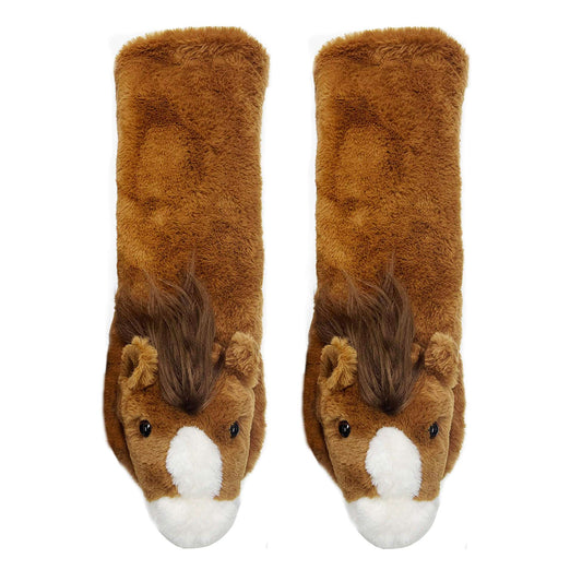 Horse Play Kids Slipper Socks, front view