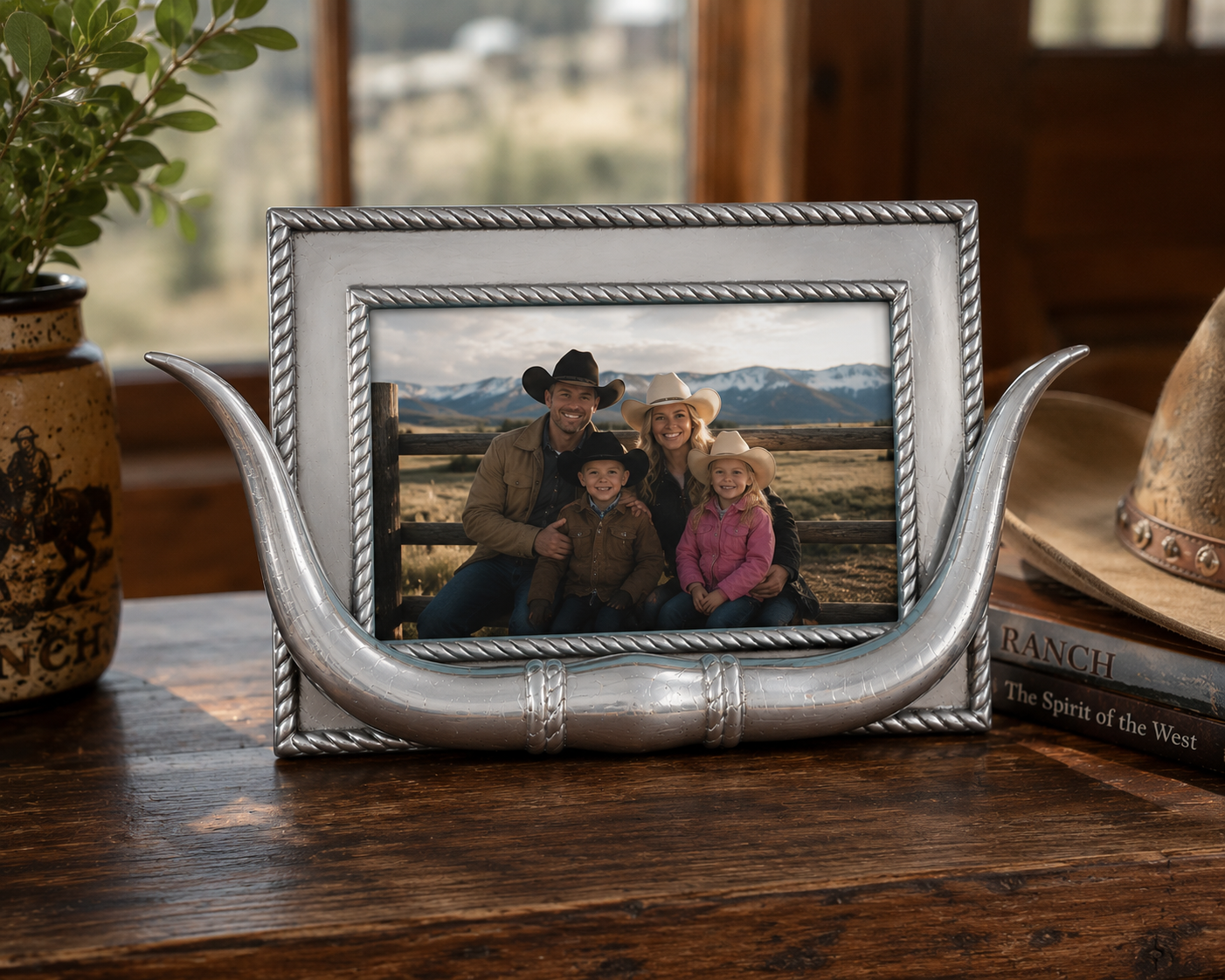 Longhorn Frame, side view