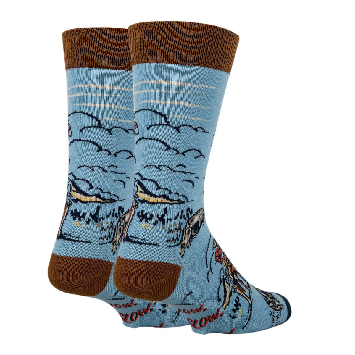 Cowpoke Socks, side view