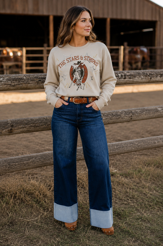 Marvel Cowboy Jean, detail view
