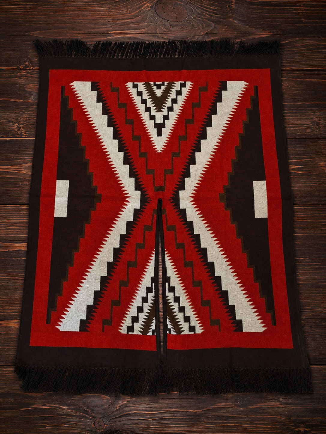 Peruvian Wrap - Orange, alternate view