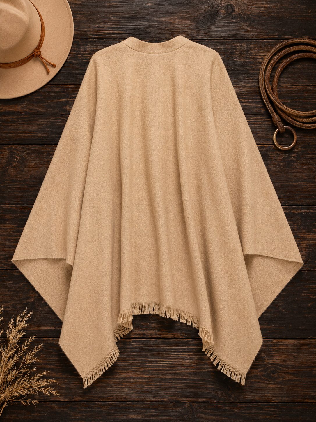 Pull Through Wrap / Beige / Orange Bit, lifestyle view
