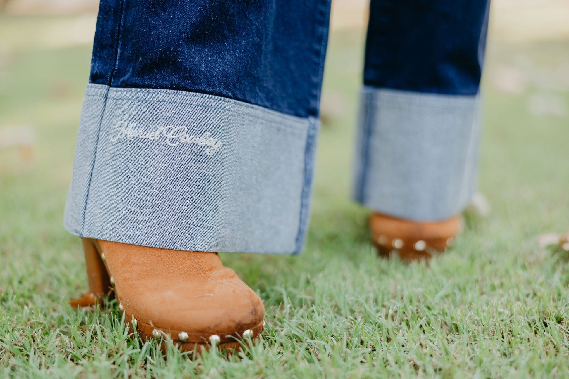 Marvel Cowboy Jean, close-up view