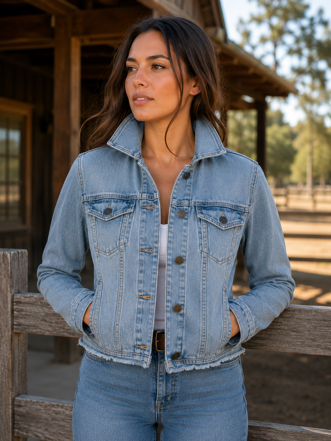 The Light Denim Jacket / Let’s Do Western / Black