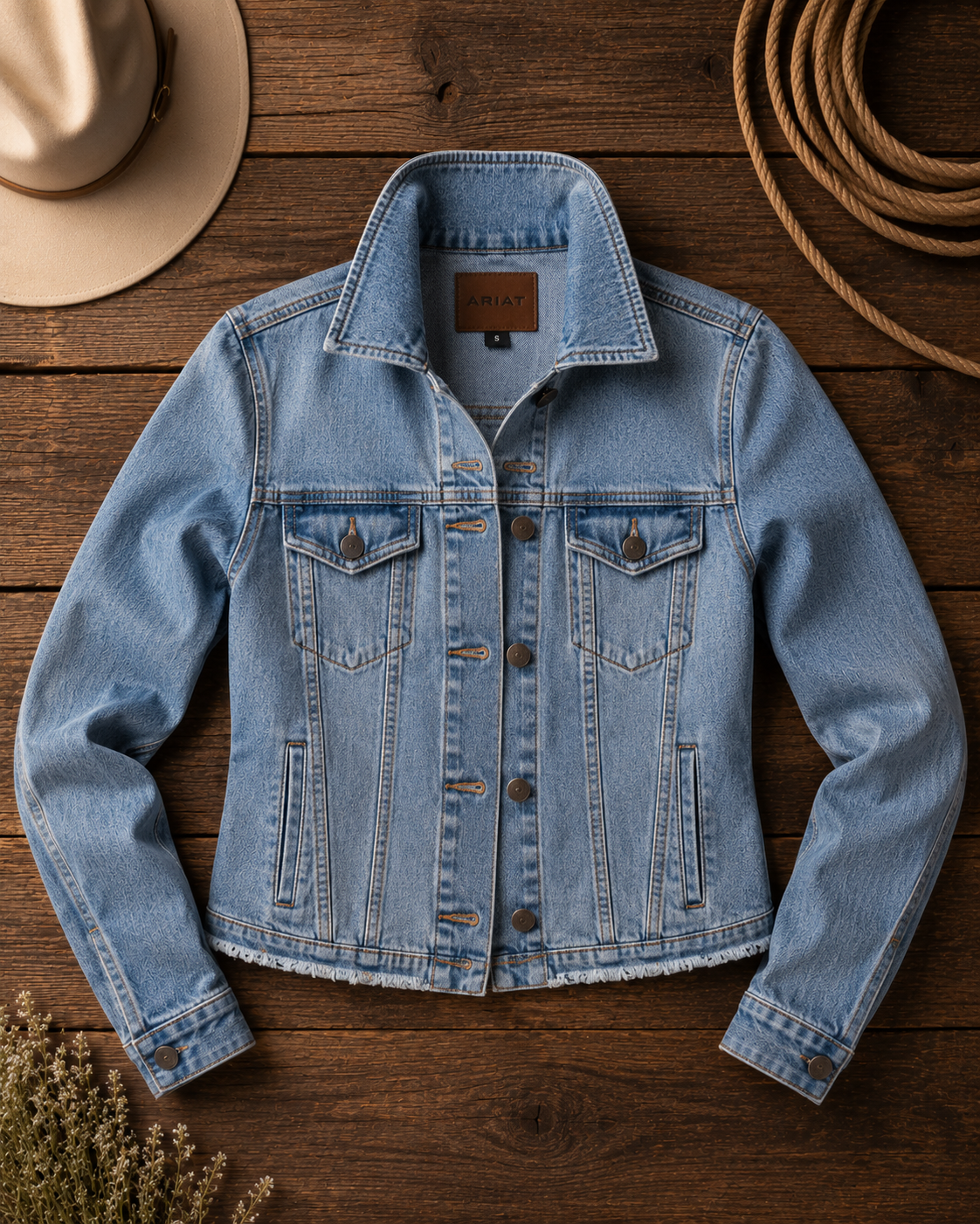 The Light Denim Jacket / Let’s Do Western / Black