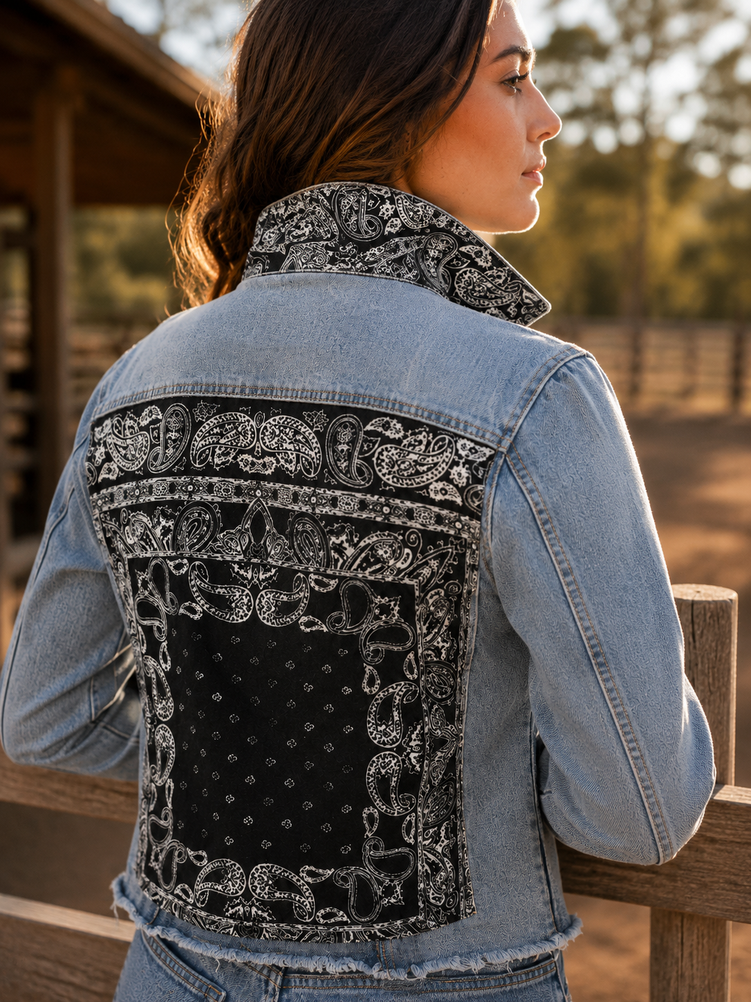 The Light Denim Jacket / Let’s Do Western / Black