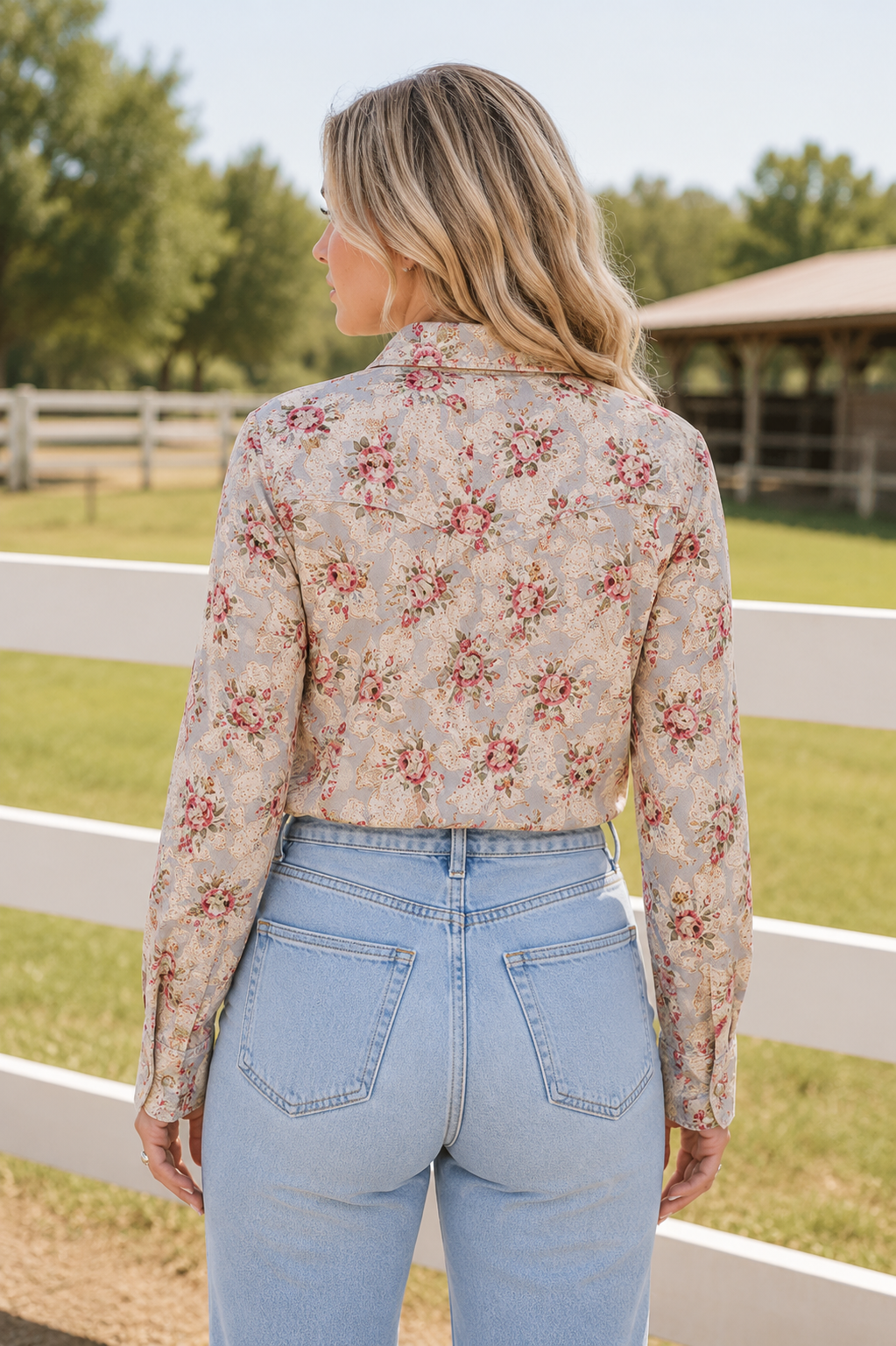 Top - Cheyenne Western Shirt, alternate view