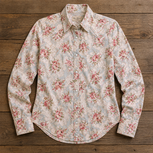 Top - Cheyenne Western Shirt, lifestyle view