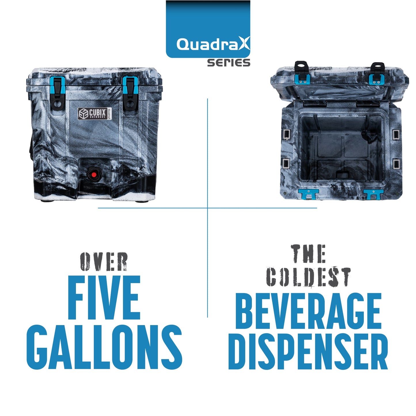5 Gallon Camp and Lodge Beverage Dispenser/Cooler, close-up view