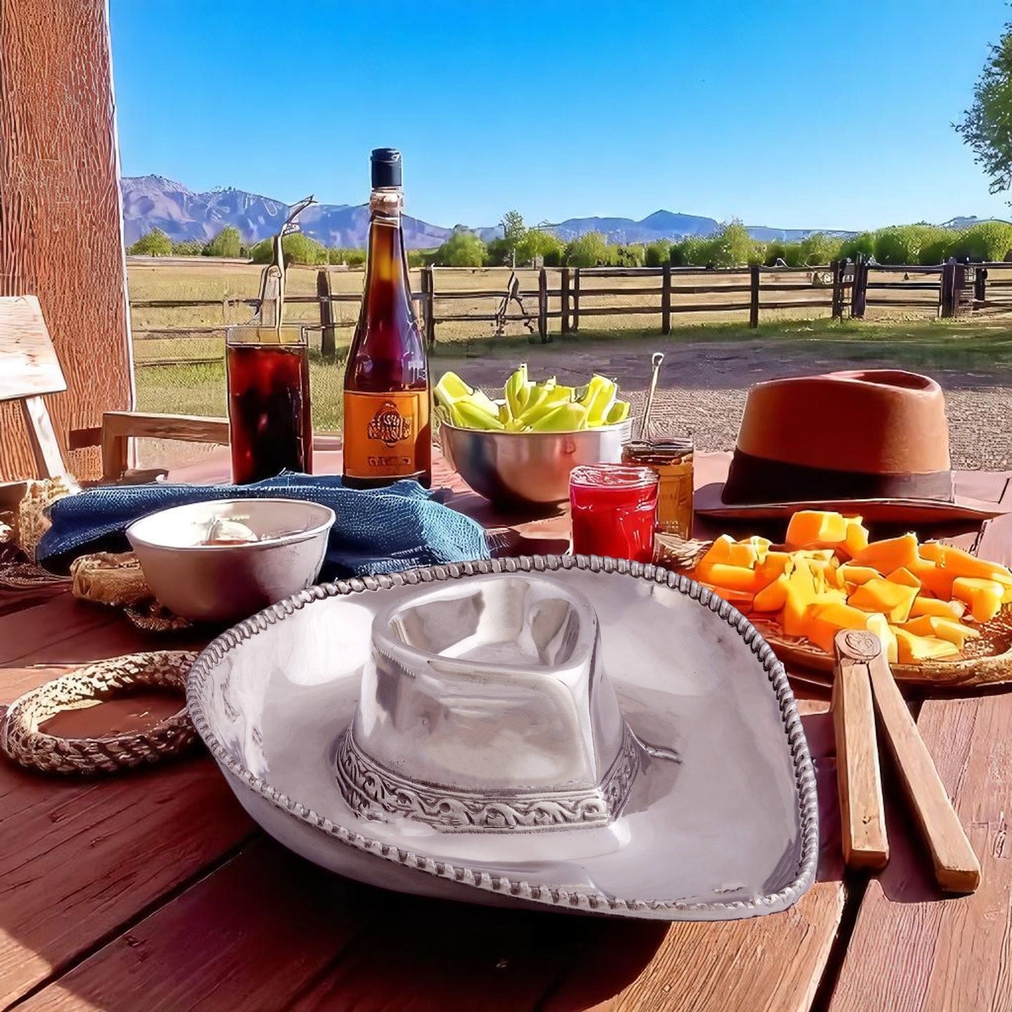 Cowboy Chip and Dip, alternate view